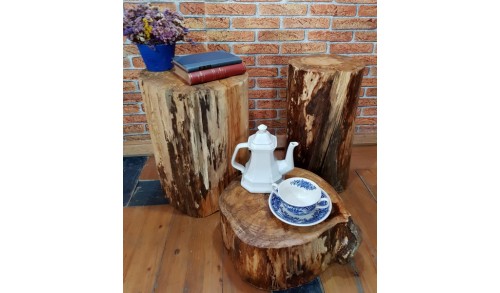 Măsuţă cafea BUSTENAS din lemn masiv de stejar
