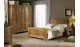 Noptieră din lemn masiv cu 1 sertar pentru dormitor BRISTOL 45x35x60 cm